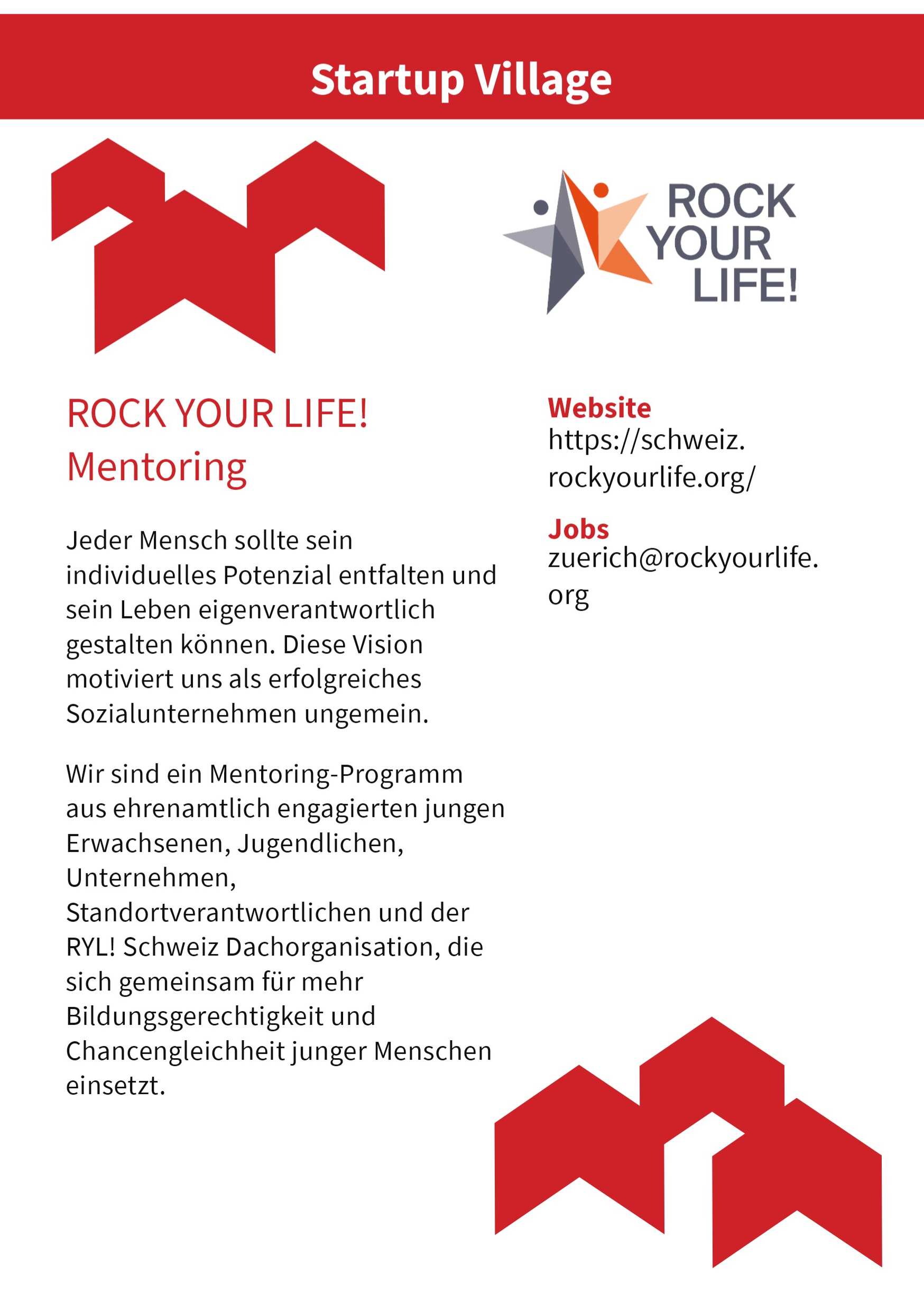 ROCK YOUR LIFE! Mentoring